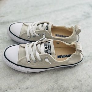 Converse slip on sneaker gray size 5